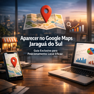 Illustration of Aparecer no Google Maps Jaraguá do Sul: Guia Exclusivo para Posicionamento Local Eficaz