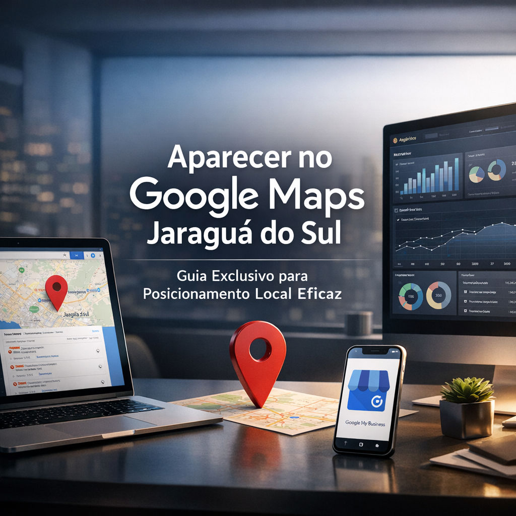 Illustration of Aparecer no Google Maps Jaraguá do Sul: Guia Exclusivo para Posicionamento Local Eficaz