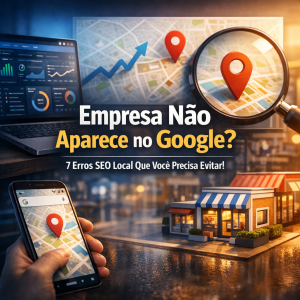 Illustration of Empresa Não Aparece no Google? 7 Erros SEO Local Que Você Precisa Evitar!